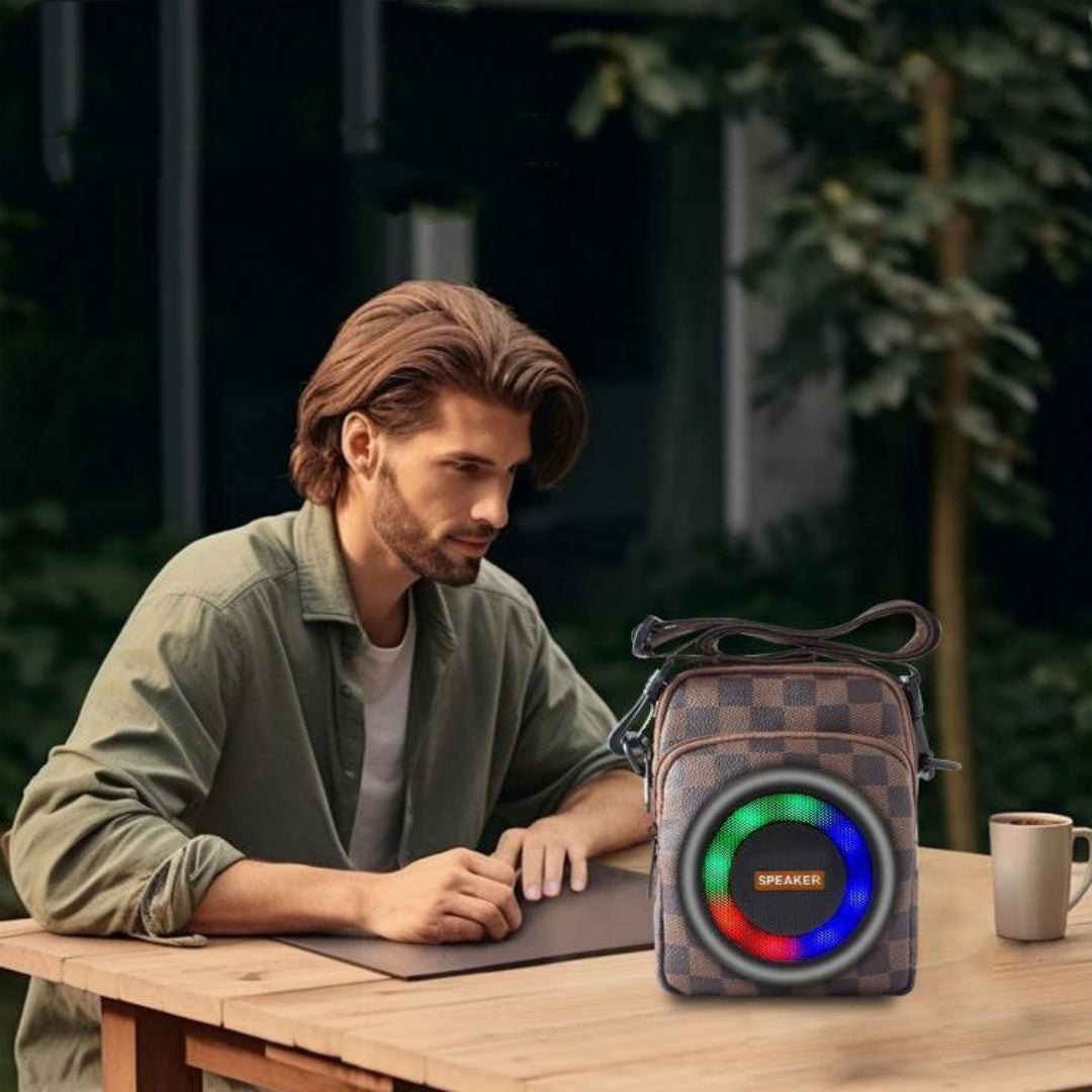 Portable Rechargeable Multifunctional Bluetooth Backpack for Outdoor Use
