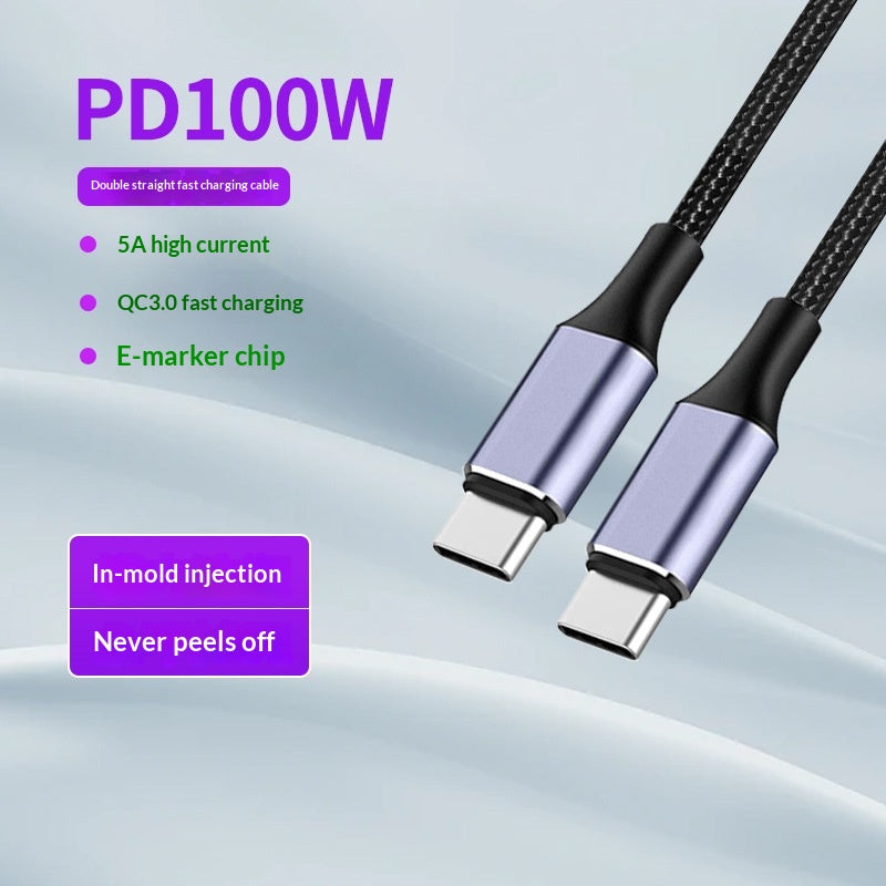 Câble USB-C to USB-C à double port