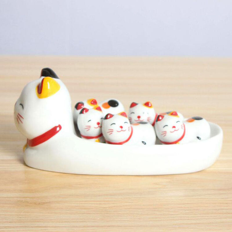 Zhaocaimao Creative Ceramic Japanese Chopstick Frame