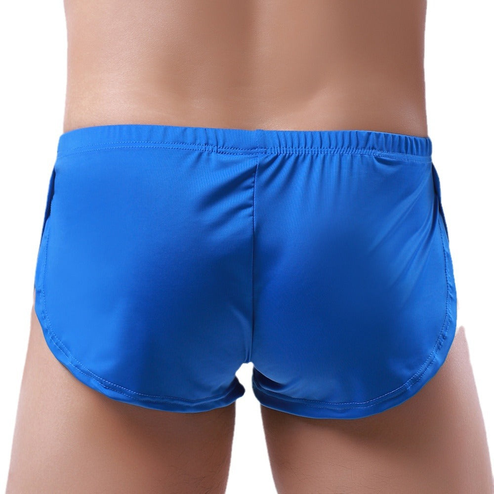 Sous-vêtements pour hommes Silky Round Edge Sports Sous-vêtements Accueil Short