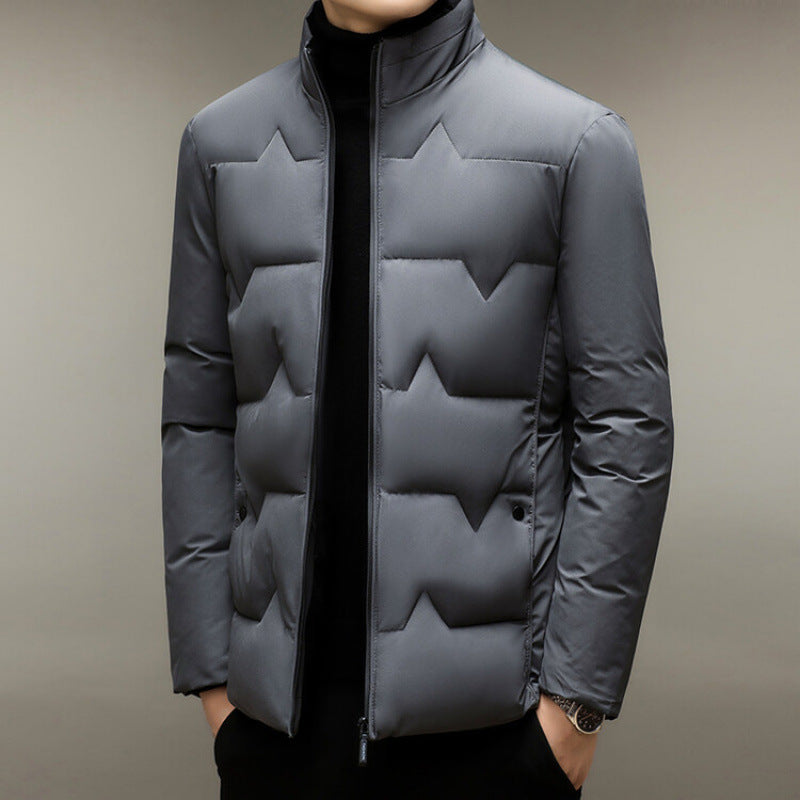 Veste rembourrée en coton pour homme d'âge moyen