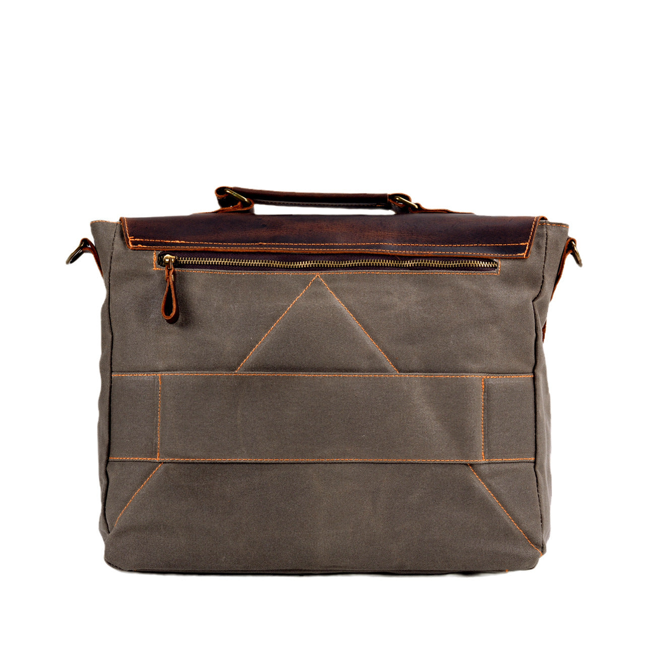 Sac à main imperméable à toile pointure en cuir