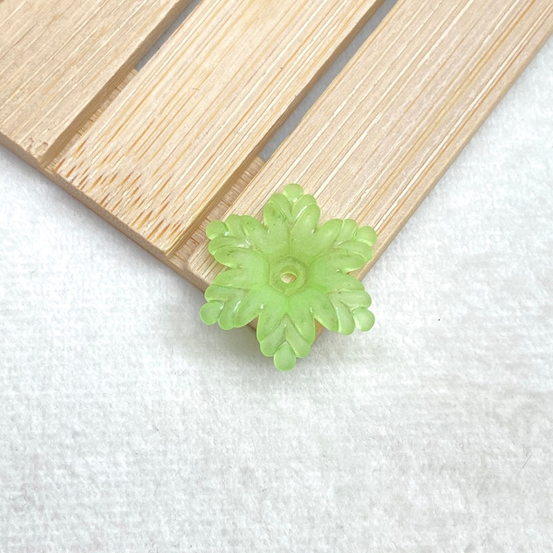 Matte Acrylic Snowflake Spacers