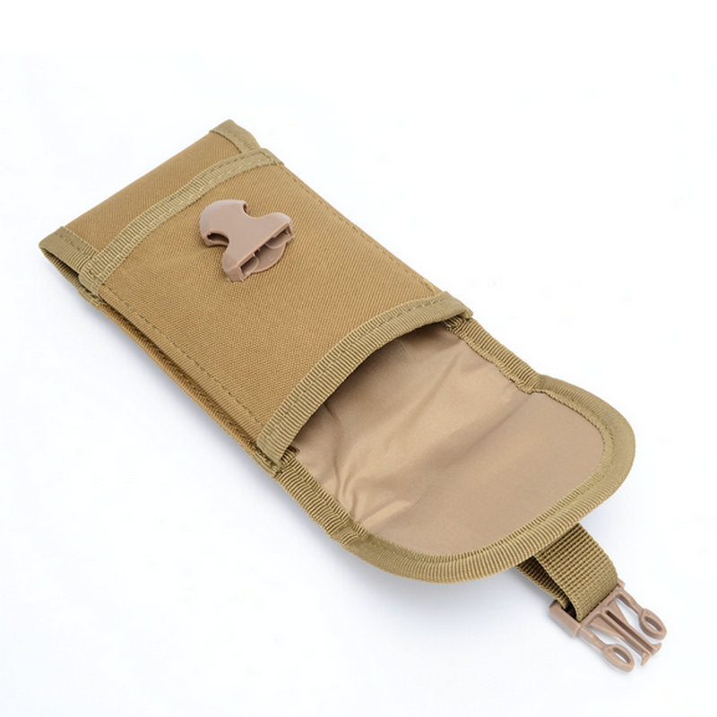Sac de téléphone mobile tactique pour hommes et femmes Fan militaire Courant petit sac