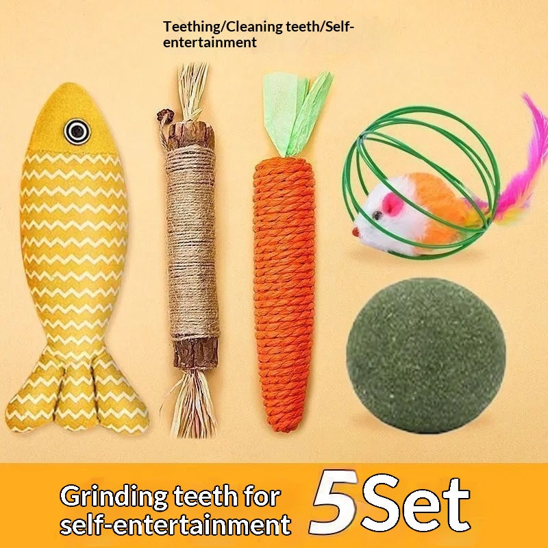 Pet Accessories Cat Toy Gift Set