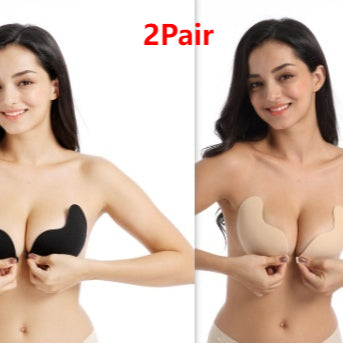 Forme de mangue Bra Pâte de poitrine Invisible Bra Silicone Push Up