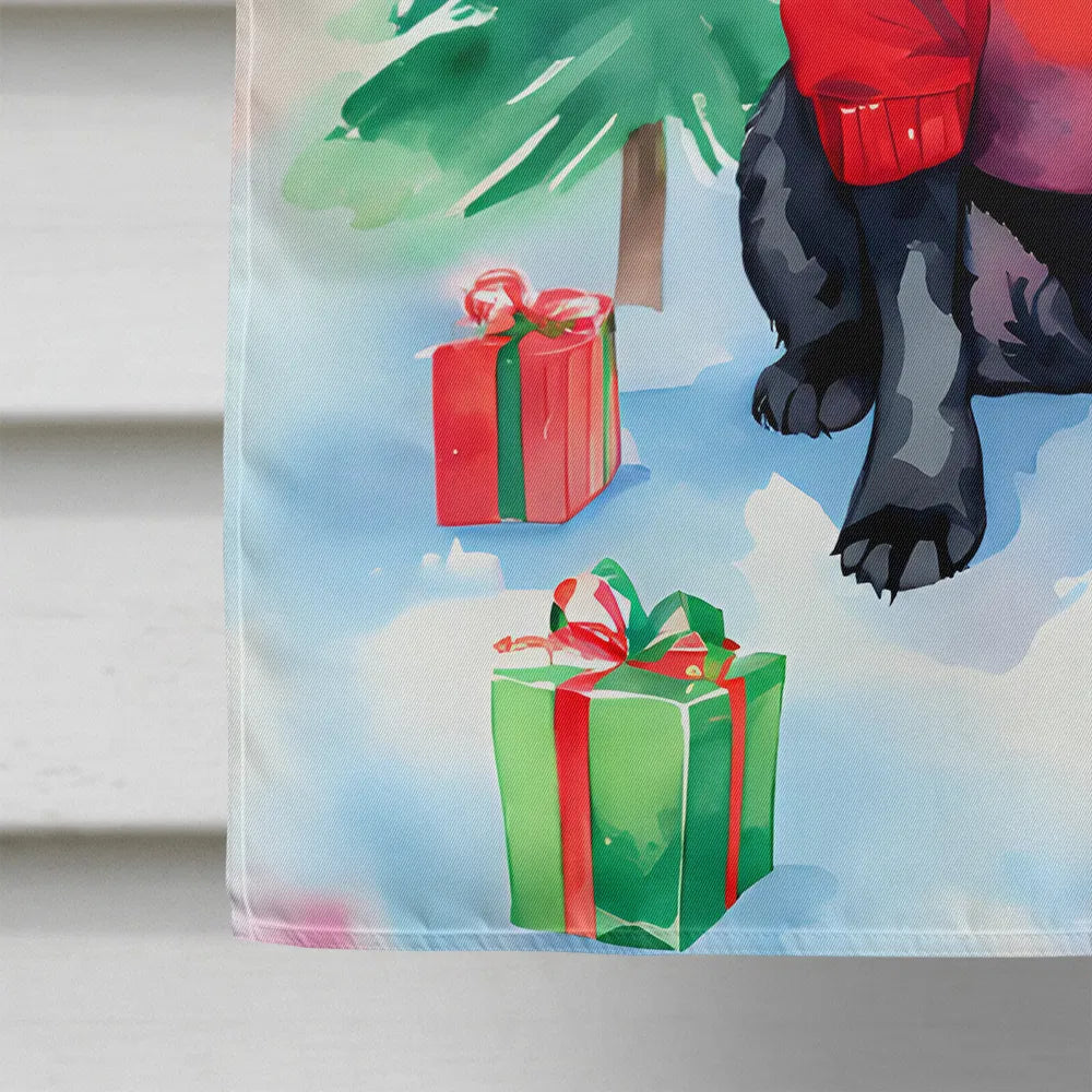 Pug Maison de Noël Drapeau Grand Porc Manches Pole décoratif extérieur Bannière de triage Artwork Wa