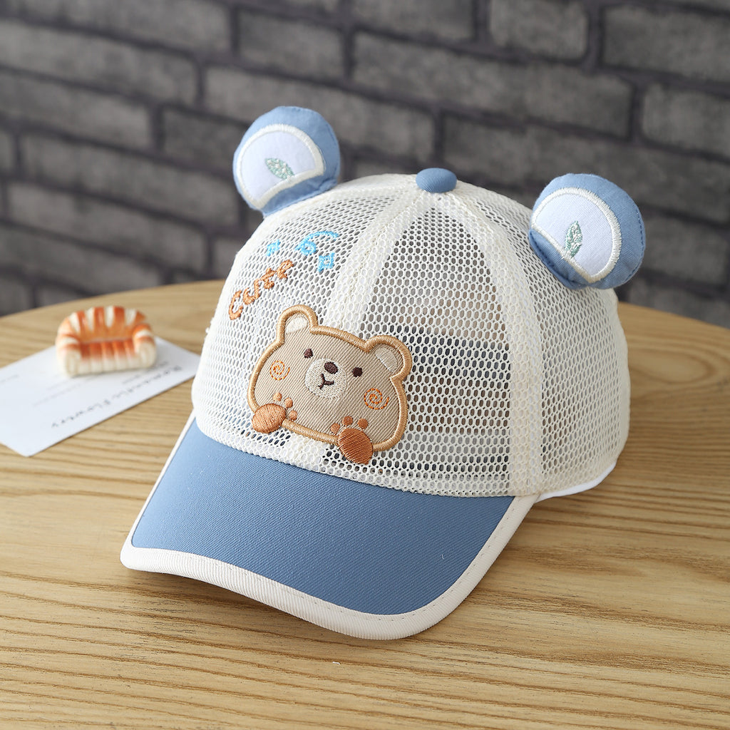 Animal de cartoon brodé doux et adorable pour enfants. Jolie casquette de baseball avec Brim. Ava