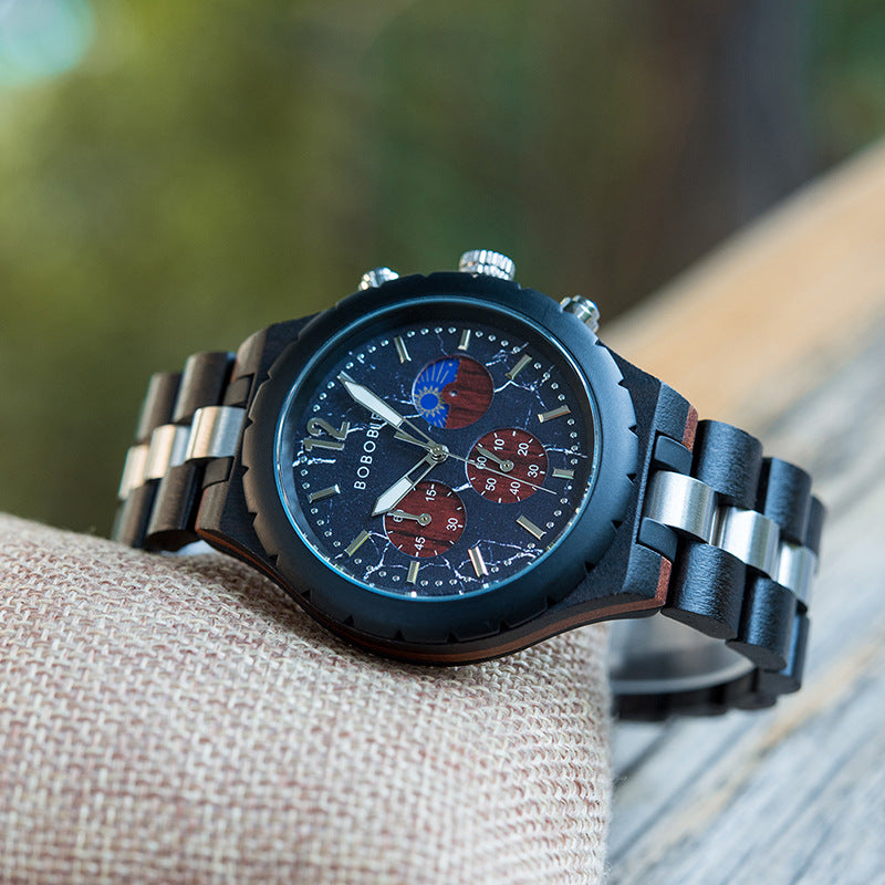 Montre en bois mode et distinctive hommes Style