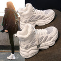 Femmes Mode Casual Velvet Intérieur Chaussures Hautes