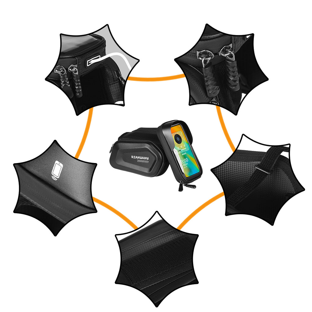 Vélo de montagne Double sac de téléphone Sac de vélo