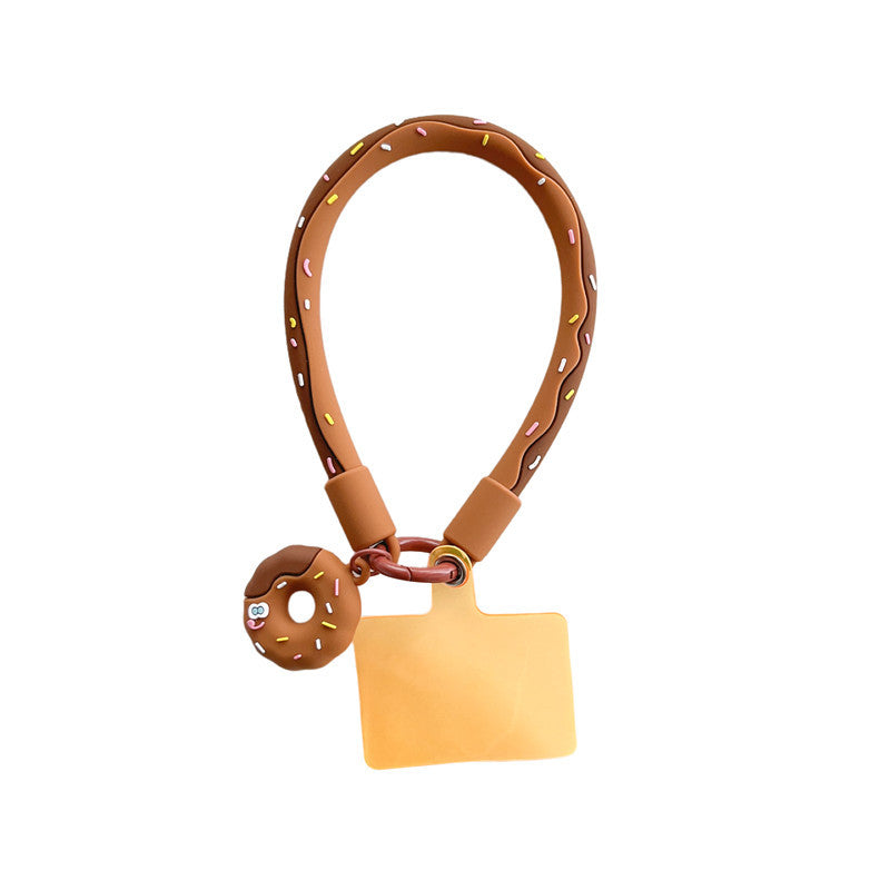 Bracelet Donut Soft Silicone Téléphone Étui suspendu