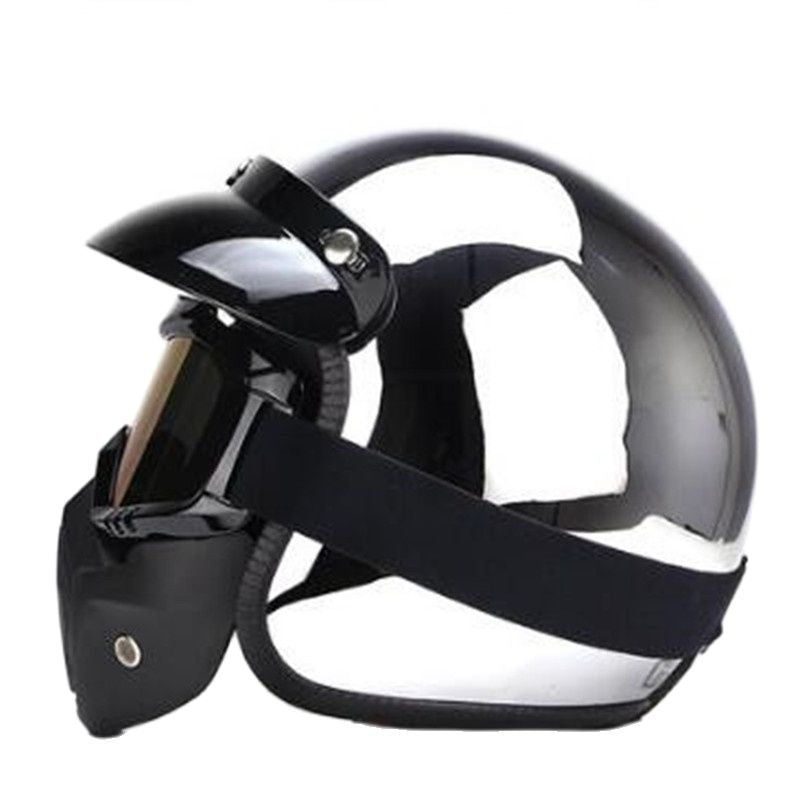 Rétro Batterie Casque de véhicule électrique miroir réfléchissant