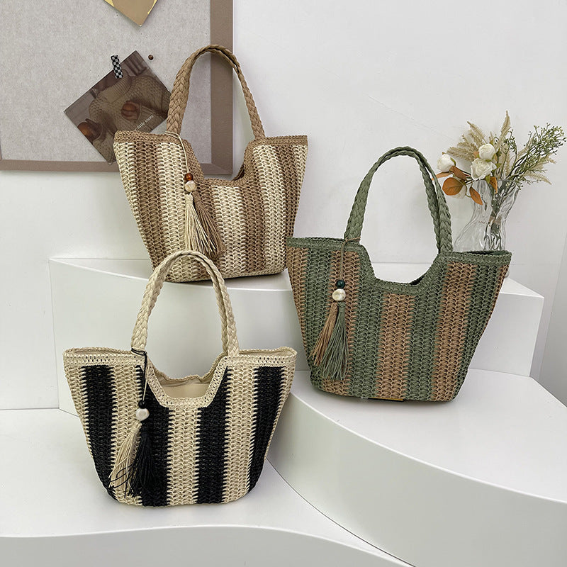 Sac à bandoulière en tissu coloré tissé à la main
