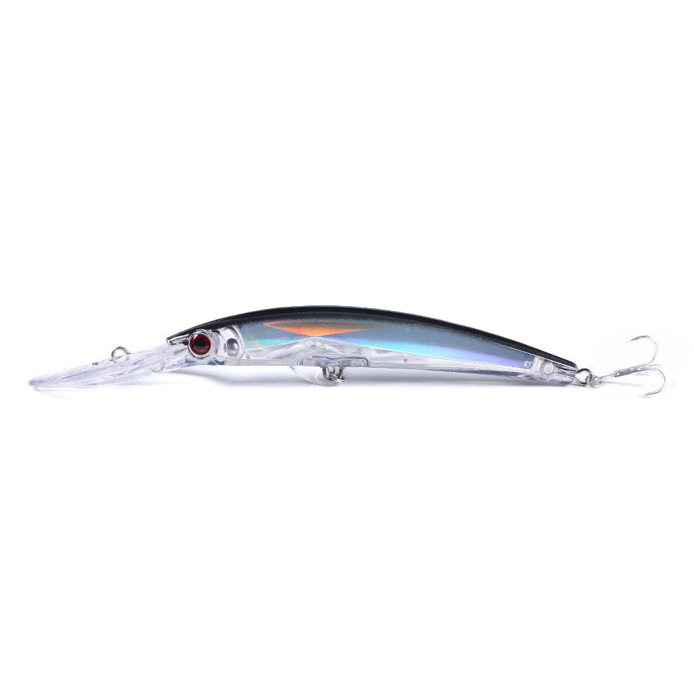 Hengjia Long Cast Sea Fishing Mino Simulation de faux bec flottant loin
