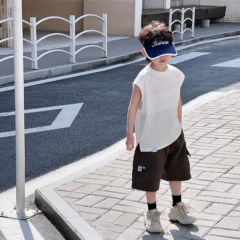Vêtements d'été pour enfants Veste sans manches Trendy Cool Top