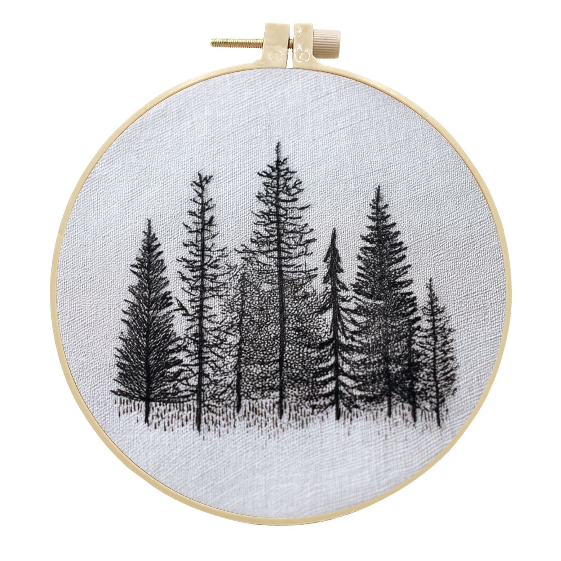 Landscape Handmade Cloth Art Material Kit Sets Creative Handmade Aiguille et Fil Anglais