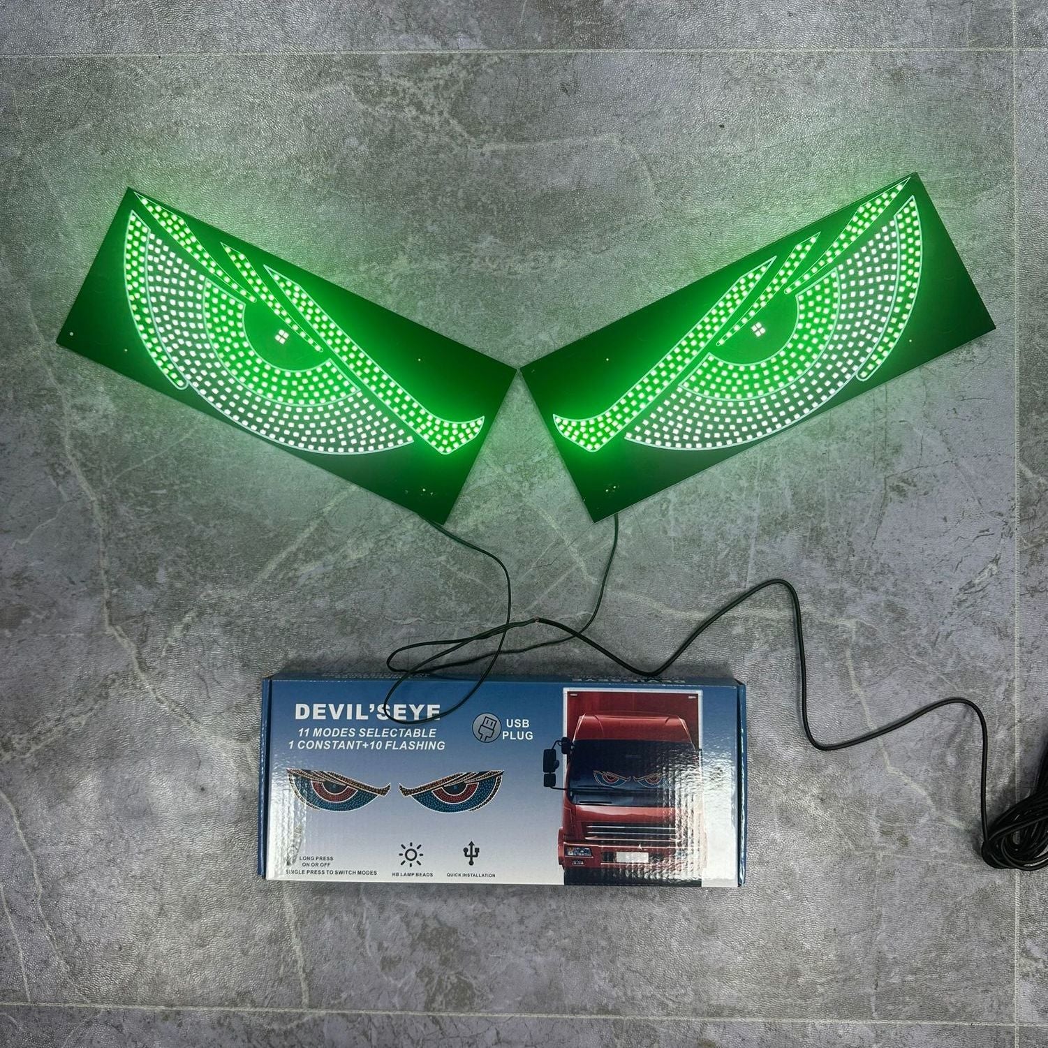 Étiquette de lumière de voiture dynamique affichage LED