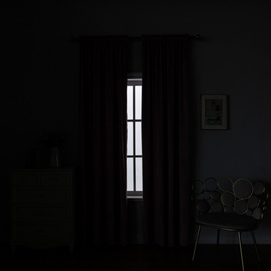 Velvet Luxury Natural Drape Confortable Soft Home Décoration Rideau d'ombrage haute