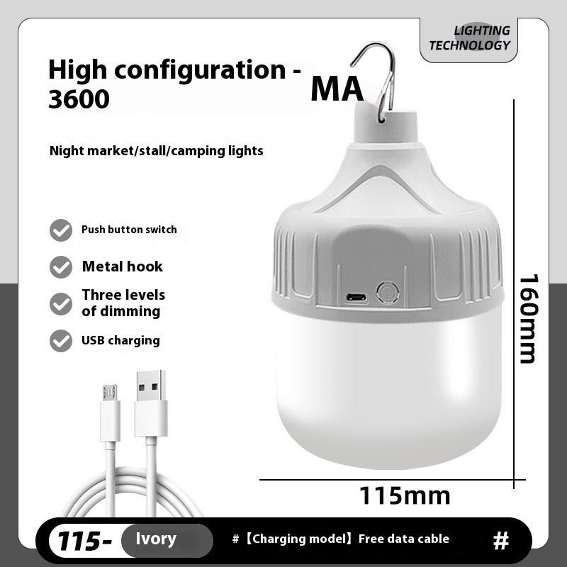 Led Stall Night Market Stall Light Outdoor Camping Charging Wireless Lighting