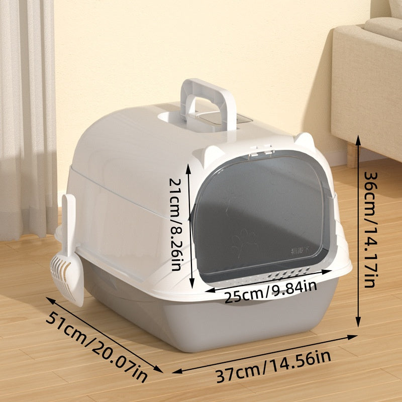 Boîte à litière extra-large entièrement fermée Odor-Control
