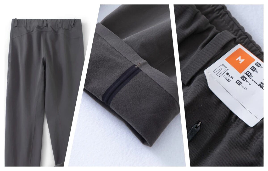 Premium Seam Taped Twill Softshell Pantalons Hommes résistant au vent d'eau léger Business Out
