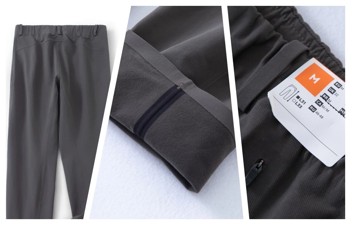 Premium Seam Taped Twill Softshell Pantalons Hommes résistant au vent d'eau léger Business Out
