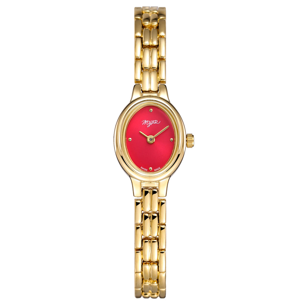 Montre Quartz Exquise Oval Mini Femme Vintage Imperméable