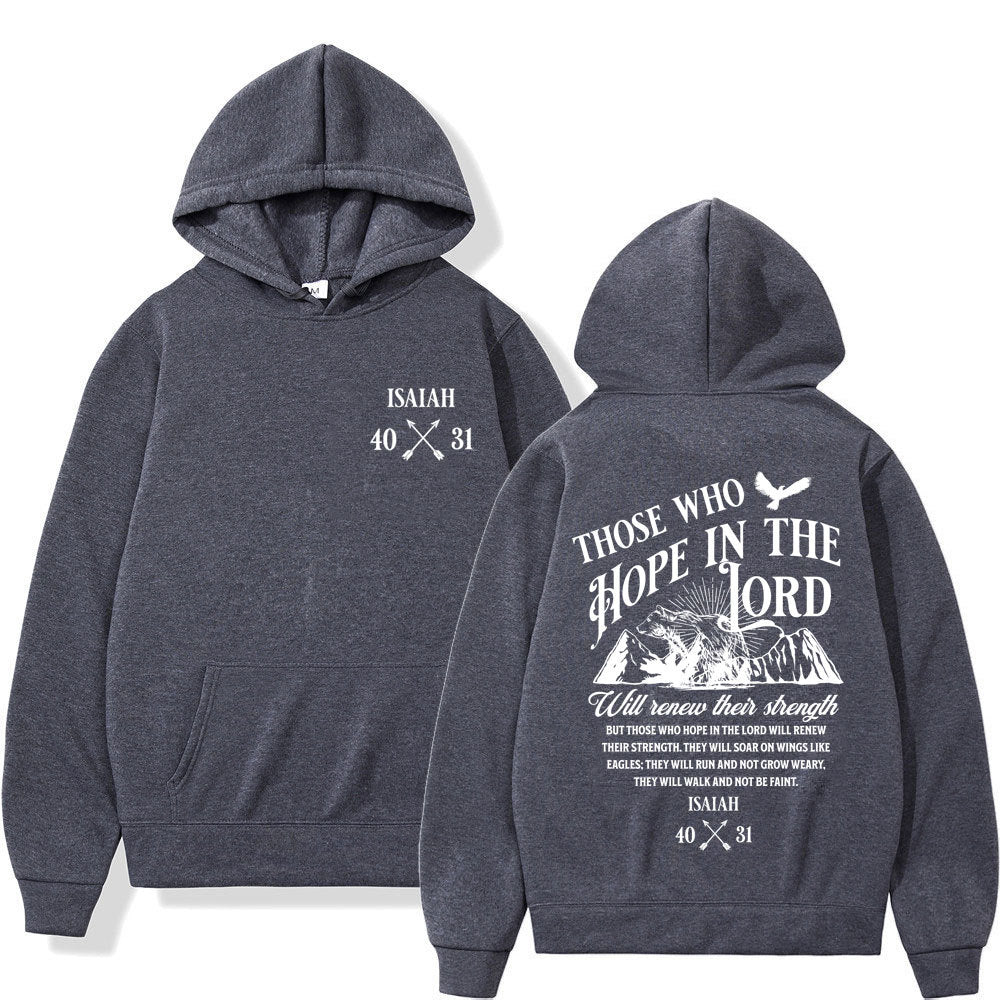 Christian Jesus Letters Imprimer Hoodies Hommes Vêtements Femmes