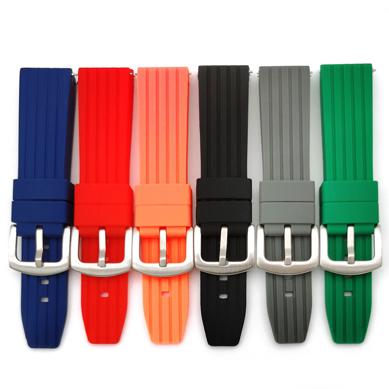 Bracelet en silicone pour pneus à rayures verticales