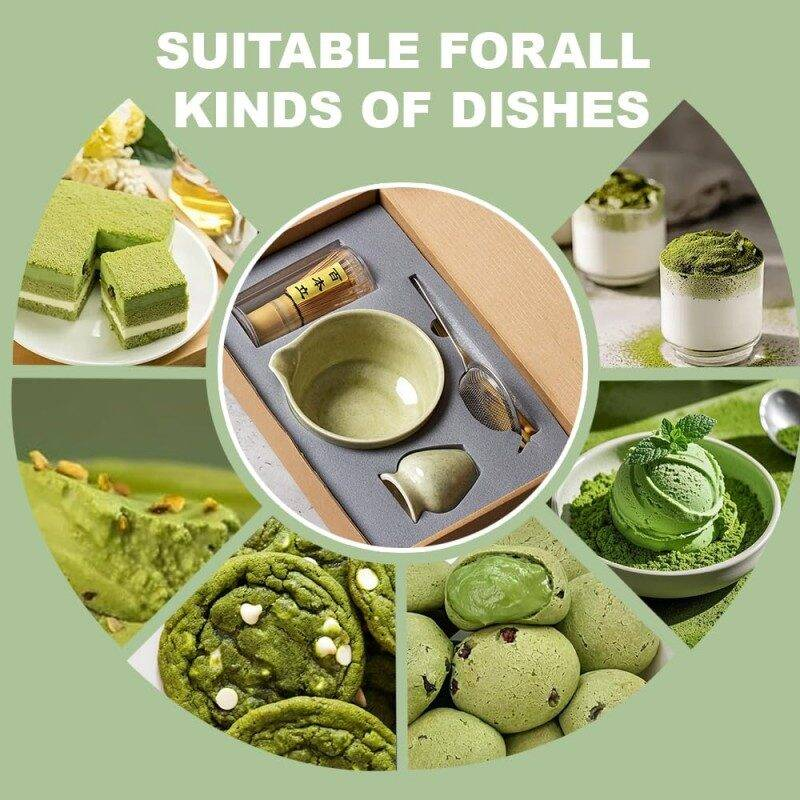 Set Matcha avec Matcha traditionnel en bambou
