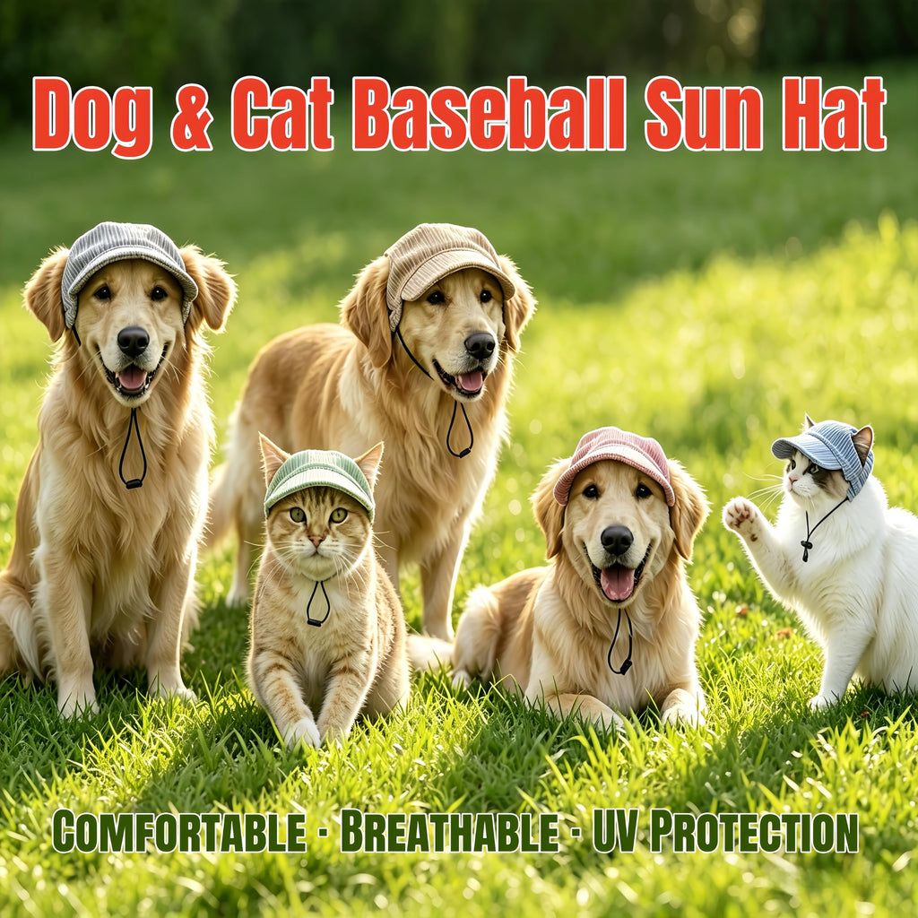 Chapeau de soleil de chat, Chapeau de seau de chien, Chapeau de sport de petite taille et Chapeau de petite taille avec trous de 2 oreilles, Chapeaux