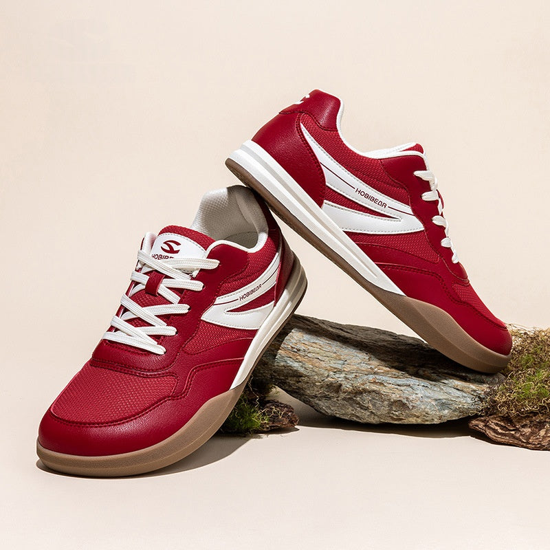 Hommes Casual Sports large orteil box plat monocouche chaussures