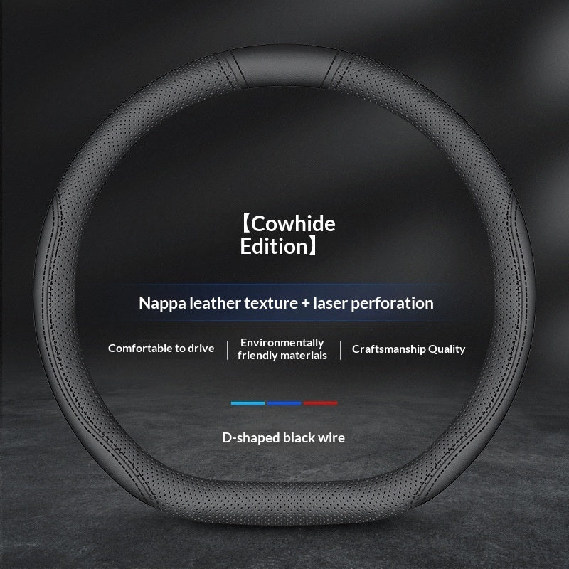 Four Seasons Patrol Leather Steering Wheel Cover