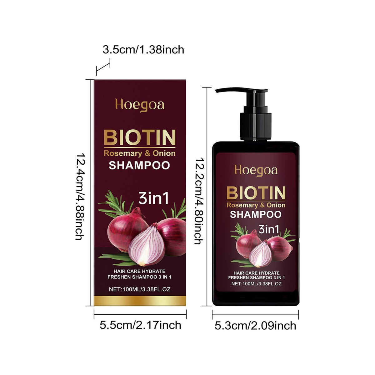 HOEGOA 3-en-1 Shampooing capillaire