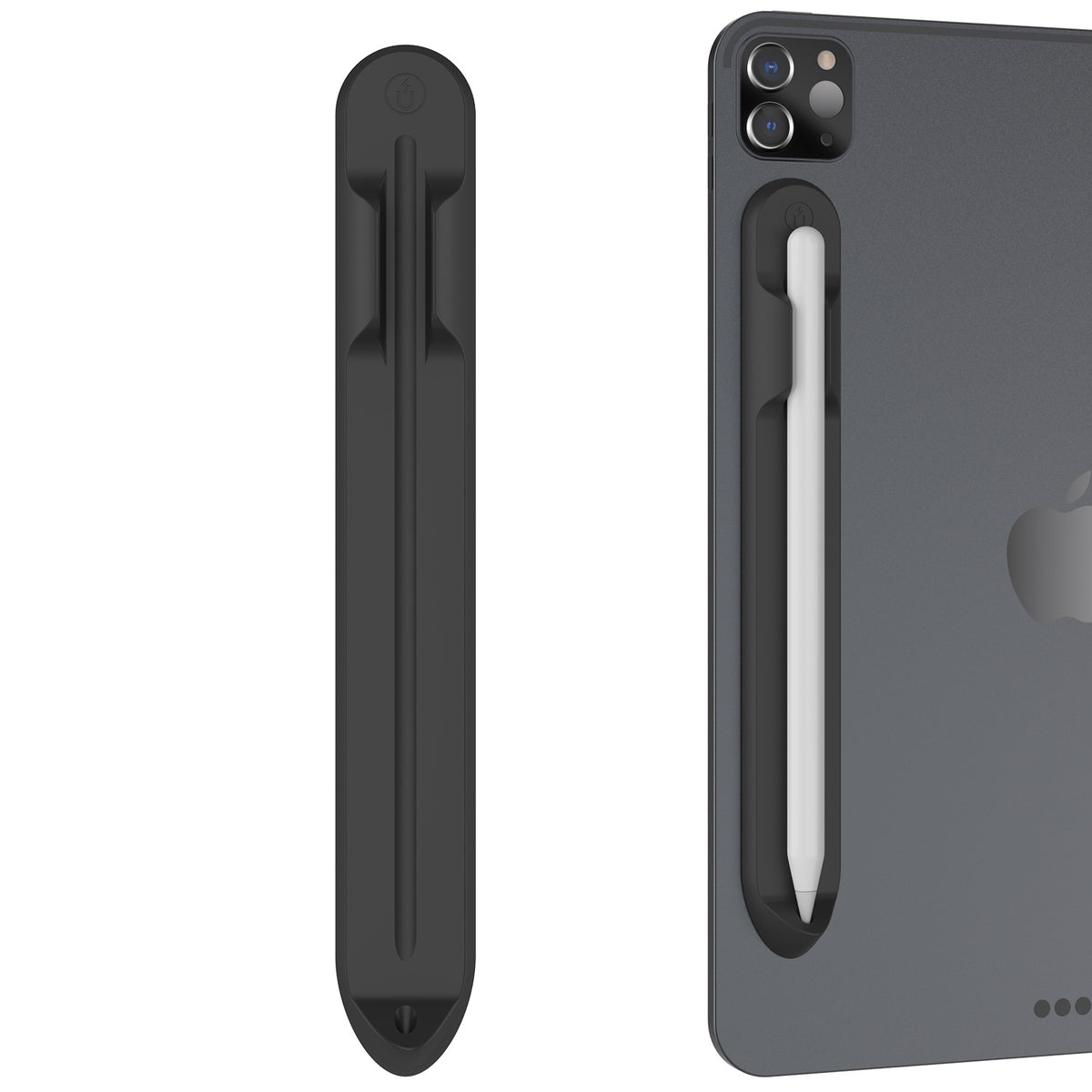 Applicable à la silicone Stylus porte stylo de stockage Slot Silicone magnétique