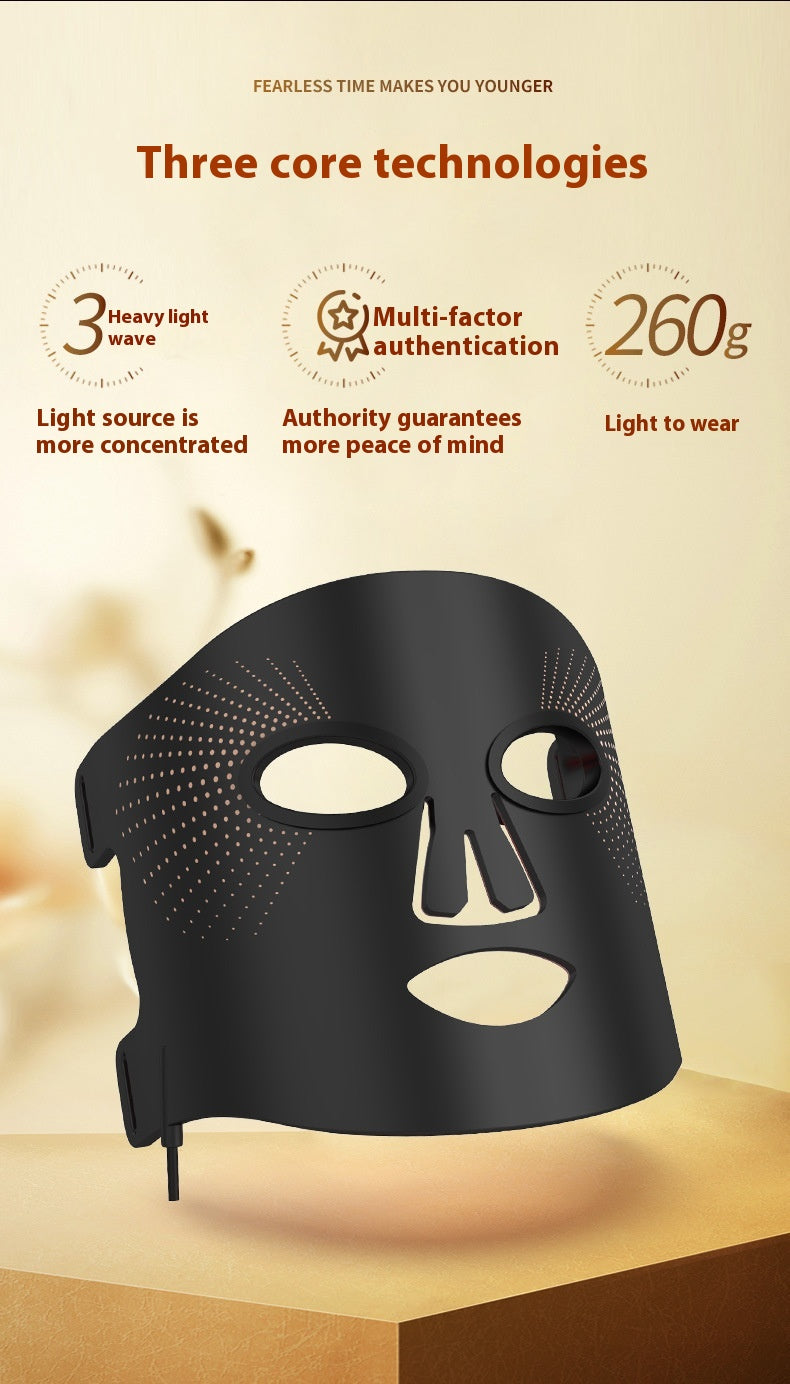 Modèle français Silicone Photon Masque Instrument LED lampe