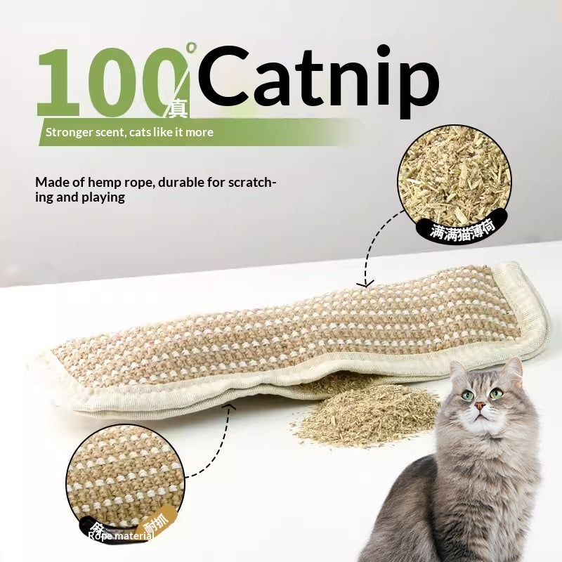 Catnip Toy Scratching Post Pillow