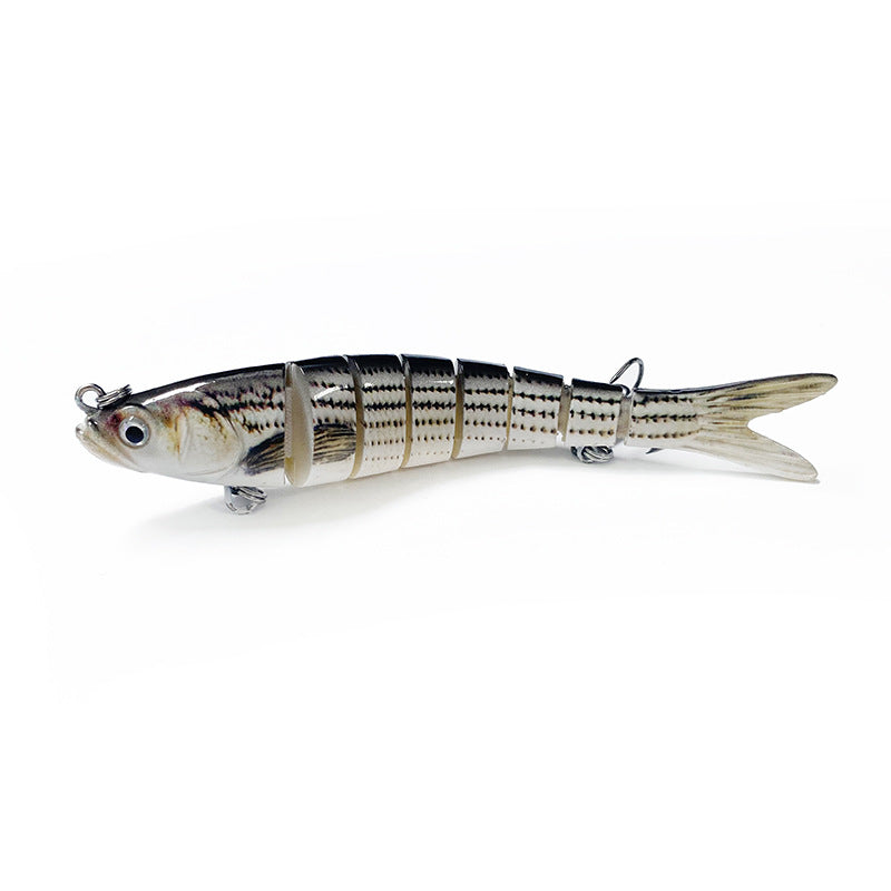 8-section Grand faux luth à longue portée submerged Hard Fishing Bait