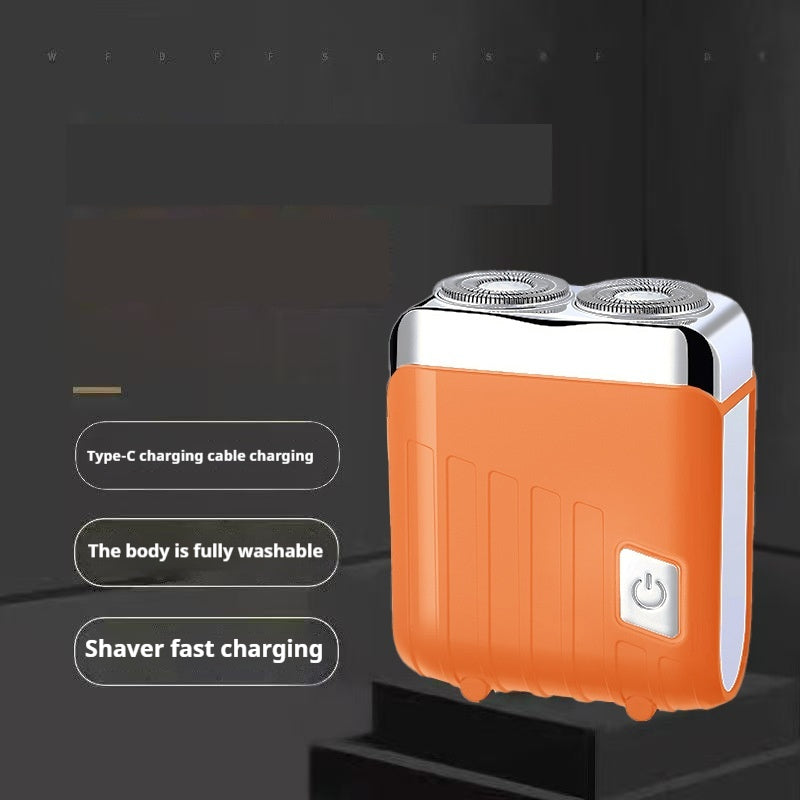 Lavable portable magnétique double lame hommes Shaver