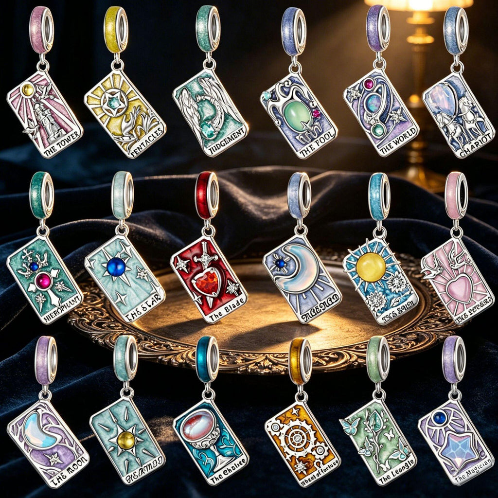Carte de Tarot de style rétro Accessoires pendentif bricolage