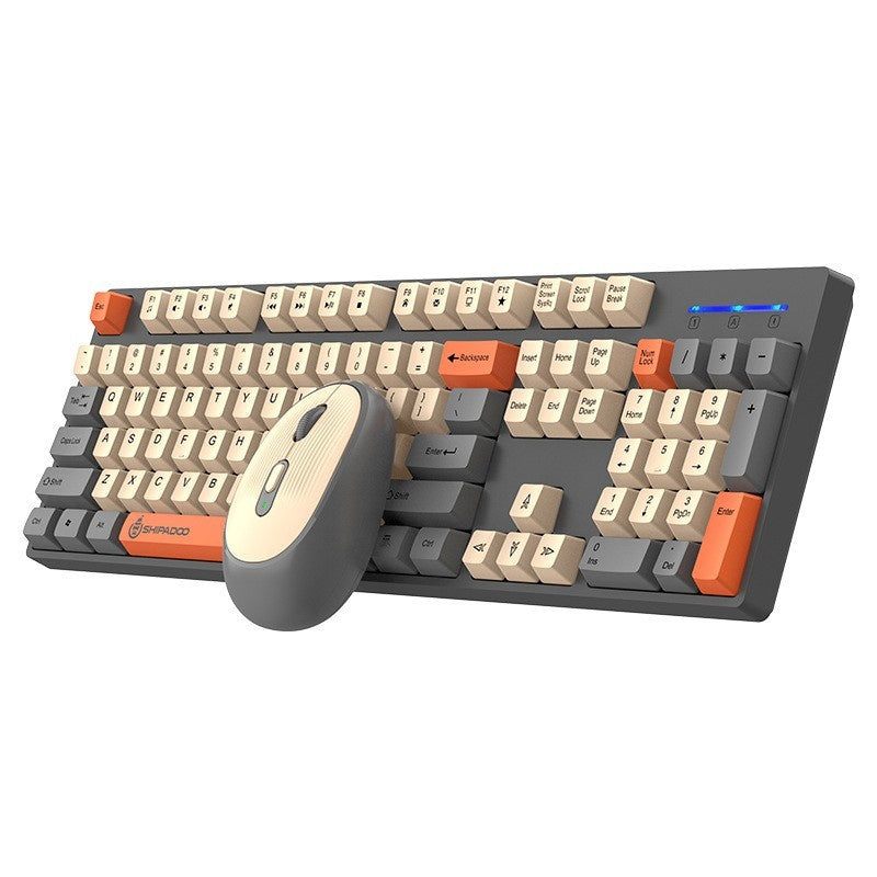18-Step Crossing W1060 24G sans fil trois pièces de couleur clavier et jeu de souris