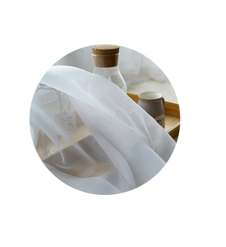 Coton moderne et simple de couleur pure Et écran de fenêtre de lin