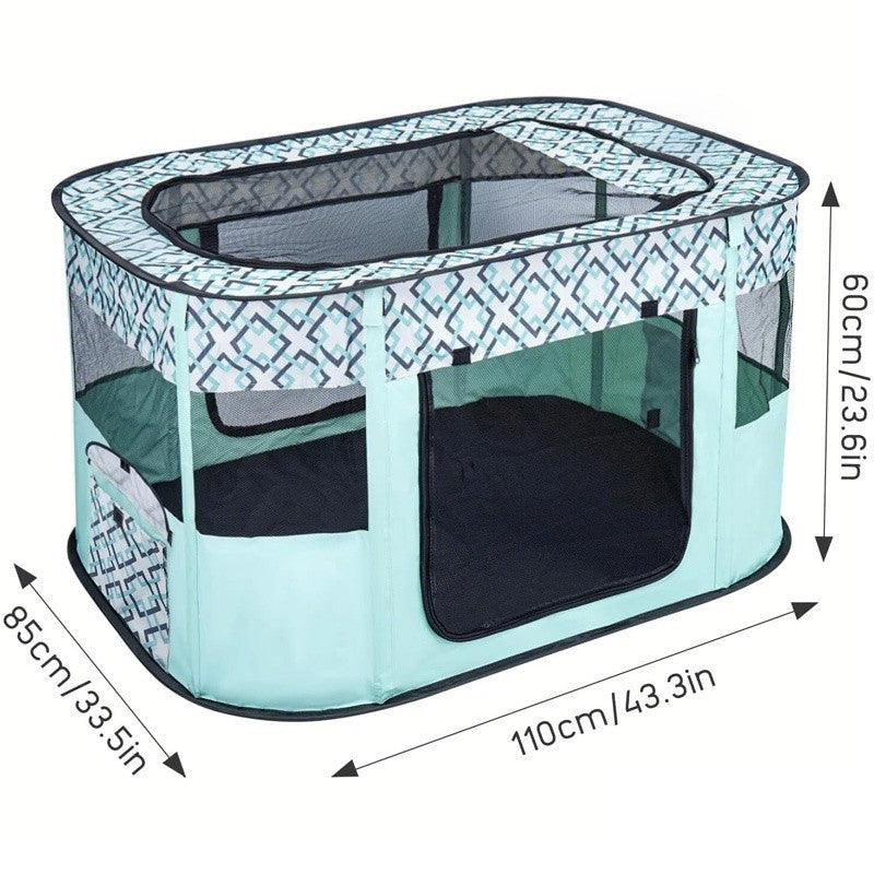Tente pliable pour animaux domestiques Portable Soft Cage Indoor & Outdoors