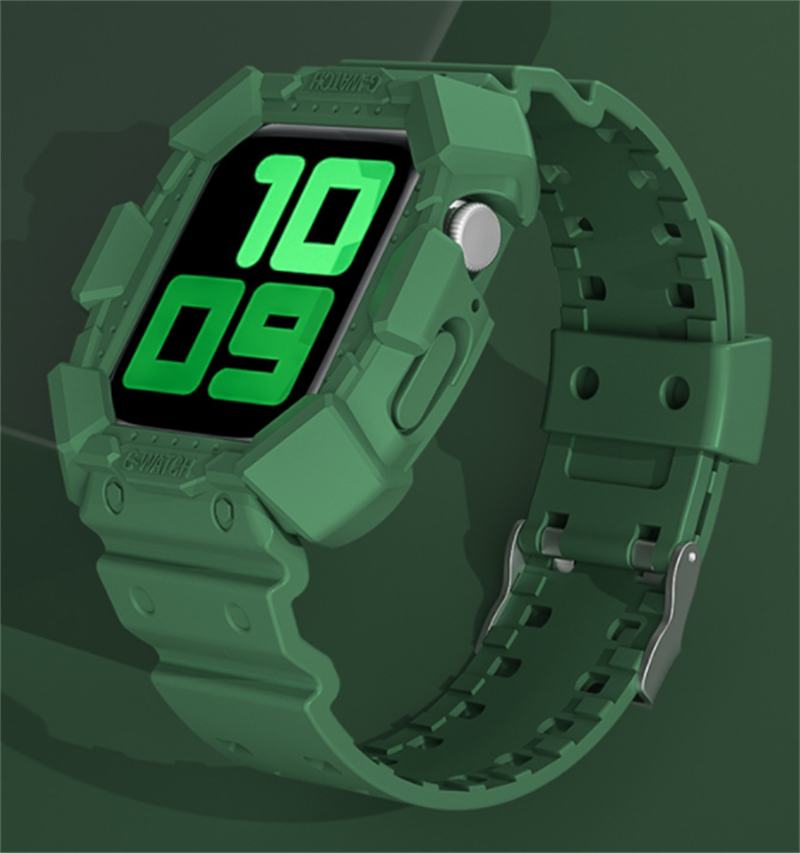 Bracelet intégré en silicone Armor Watch7