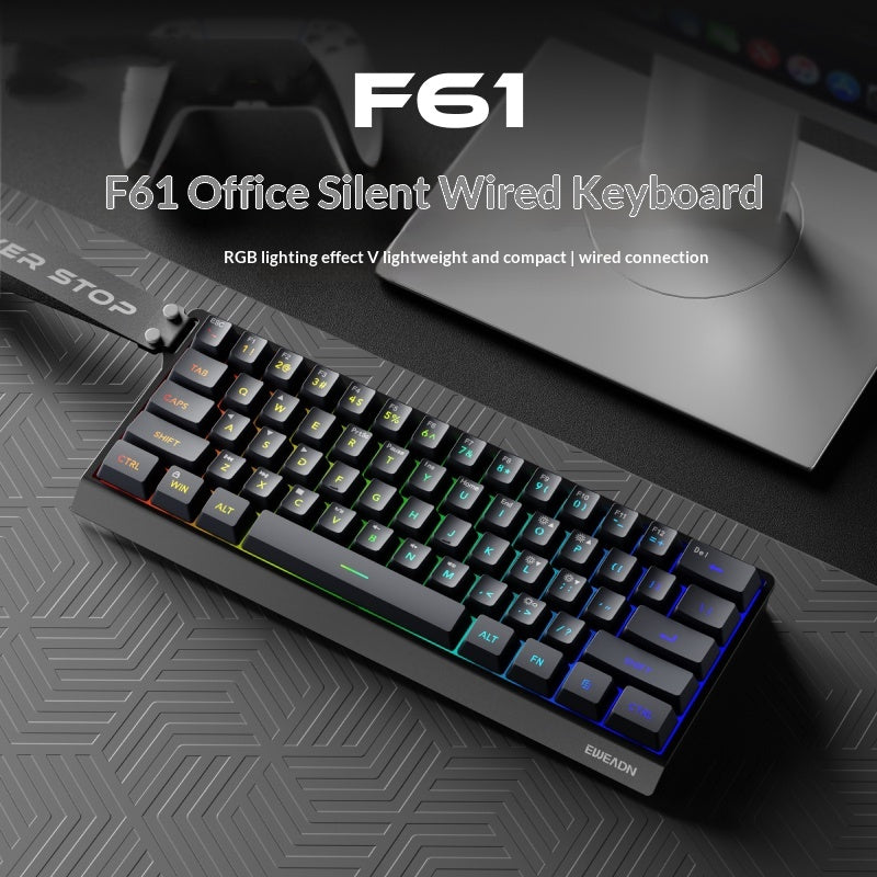 Wireless Keyboard and Mouse with a Mechanical Feel