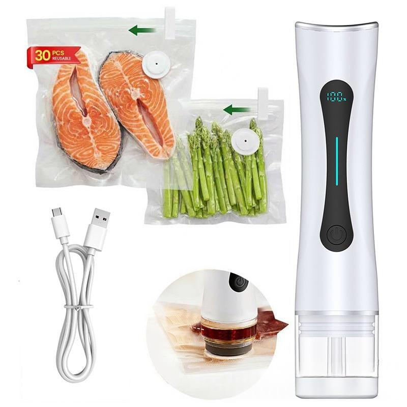 Ensemble de sacs d'emballage alimentaire sous vide et réserveur de fraîcheur