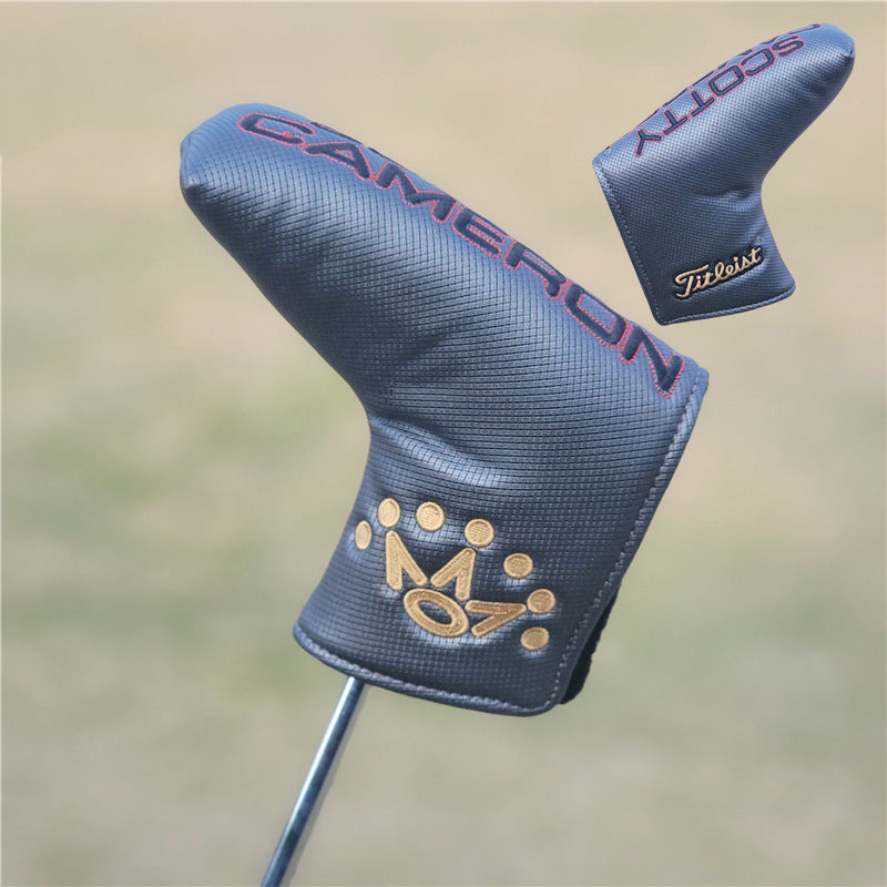 Bande droite Putter Golf Club Cover Head Cover Ball Head Protection Cover