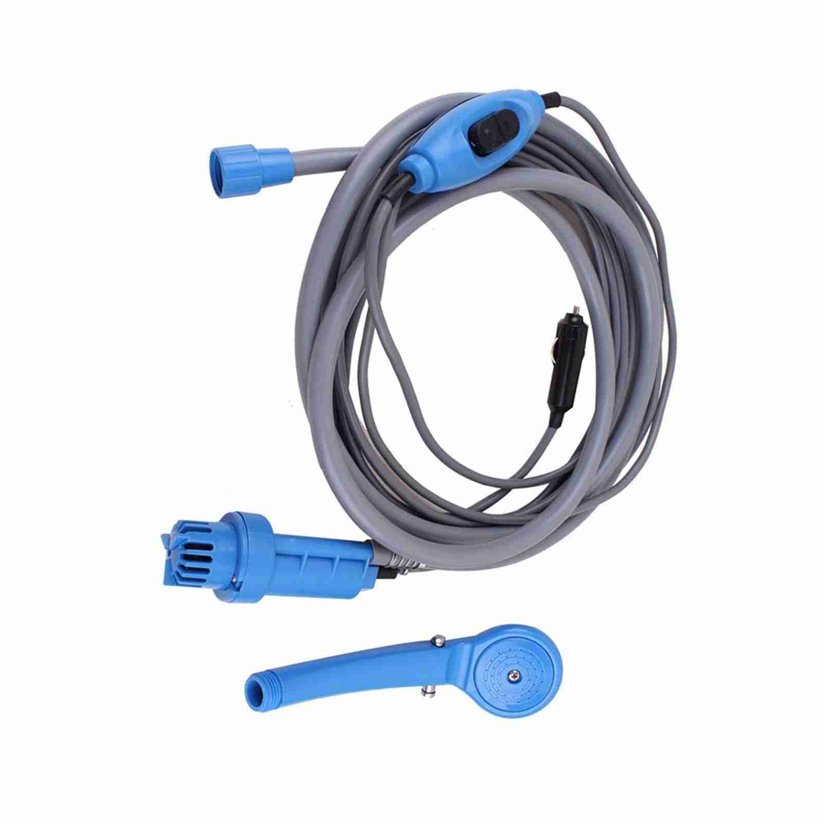 Portable Camping Douche Débit d'eau réglable Vaporisateur de douche extérieure étanche 2,5 L/min