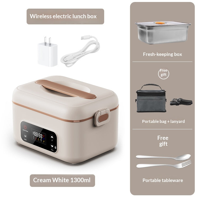 Boîte à déjeuner électrique sans eau à alimentation USB pour la voiture